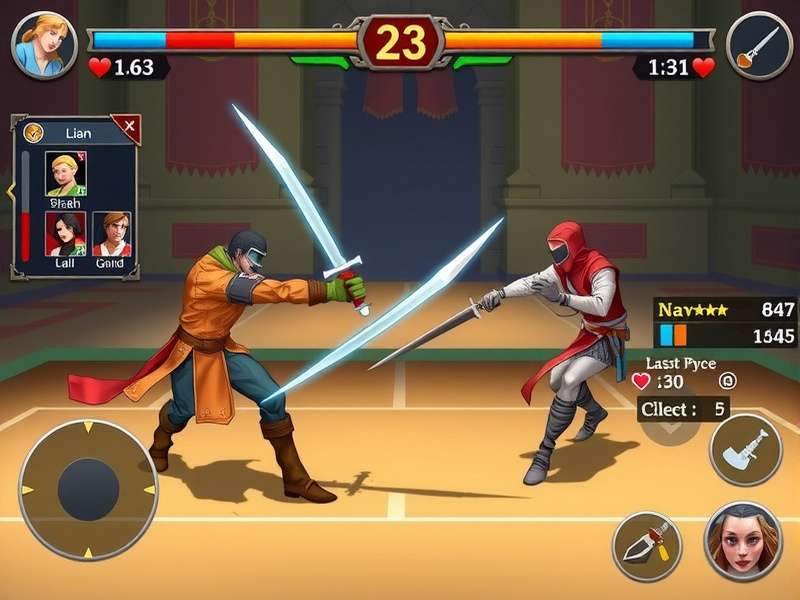 Andhra Fencing Greats character customization screen